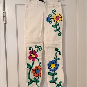 Floral Print Women's Jeans